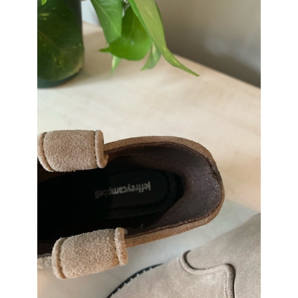 JEFFREY CAMPBELL Konda Taupe Suede Ankle Booties - Picture 3 of 3